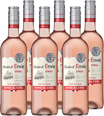 vin sans alcool - Grain D'Envie Syrah Rosé