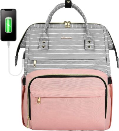 sac à dos pour femme - Lovevook - Sac à dos pour ordinateur portable de 15,6 pouce