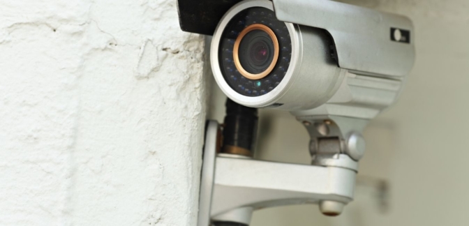 Caméra de surveillance extérieure analogique