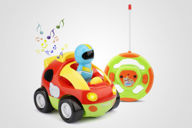 Les voitures télécommandées pour bébé aux fonctionnalités ludiques et éducatives