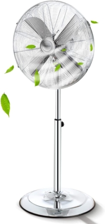 ventilateur sur pied silencieux - Aigostar ventilateur sur pied oscillant à 90°
