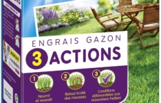 Algoflash - Engrais gazon 3 actions