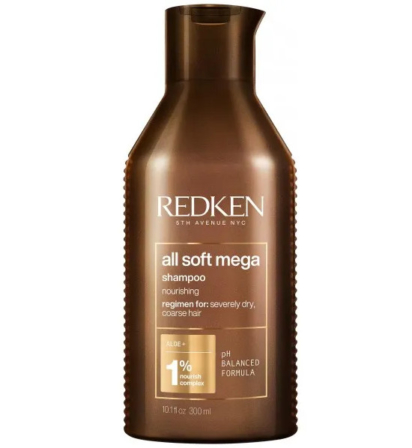 shampoing pour cheveux secs - Redken All Soft Mega shampoo