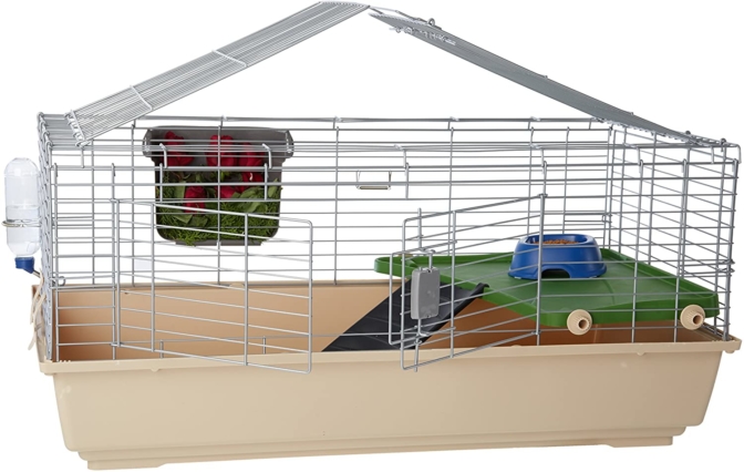 cage à lapin pas chère - Amazon Basics 9012-1 cage à lapins