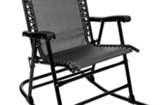 AmazonBasics Foldable rocking Chair noir