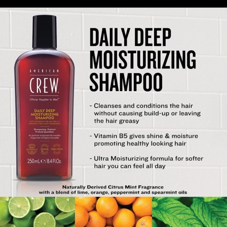 shampoing pour homme - American Crew Daily Deep Moisturizing
