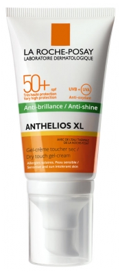 crème solaire pour peau acnéique - Anthélios XL crème solaire visage en gel-crème anti-brillance avec parfum SFP50+ 50 ml