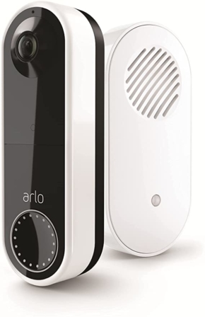 sonnette sans fil avec caméra - Arlo Essential Vidéo Doorbell Wire-Free
