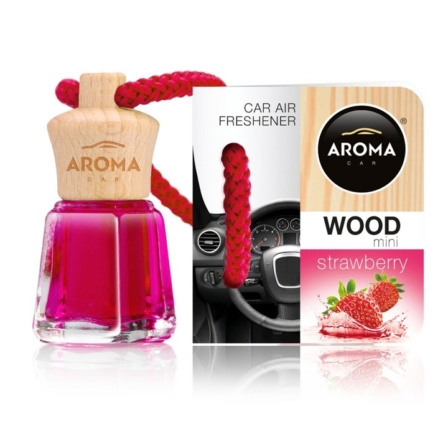 désodorisant voiture - Aroma Car Wood bottle senteur
