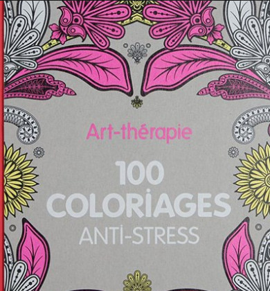livre de coloriage pour adulte - Art-thérapie - 100 coloriages anti-stress