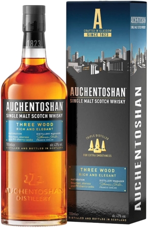 whisky écossais - Auchentoshan Three Wood Single Malt Scotch