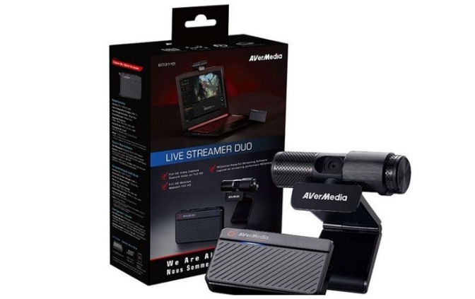 caméra pour youtubeur - AVerMedia Live Streamer Duo