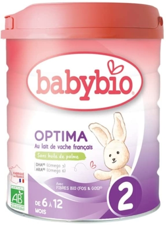 lait en poudre bébé bio - Babybio Optima 2