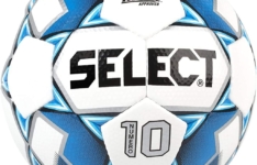 ballon de football - Ballon de football Select numéro 10 – Blanc/bleu roi