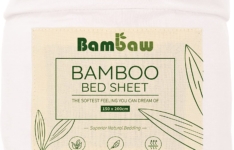 Bambaw Drap Housse Blanc – Drap en Bambou