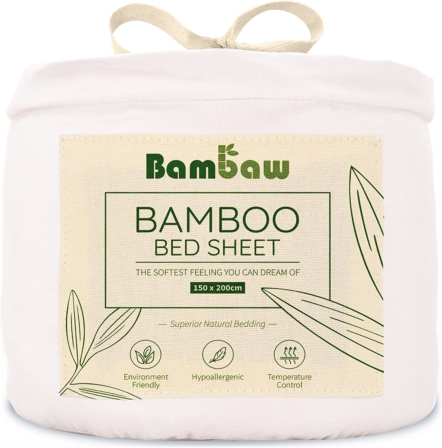 drap anti transpiration - Bambaw Drap Housse Blanc – Drap en Bambou
