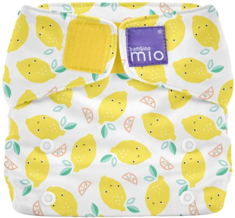 couche lavable - Bambino Mio Miosolo motifs Doux citron