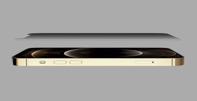 Belkin Protection d’Écran Antimicrobienne TemperedGlass Privacy pour iPhone 12 Pro/iPhone 12
