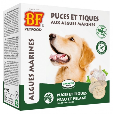 comprimé anti-puces pour chien - Biofood Puces et Tiques Algues Marines