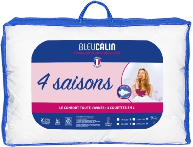 - Bleu Câlin Couette 4 saisons