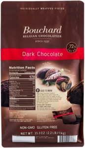  - Bouchard – Chocolat noir belge 72% cacao