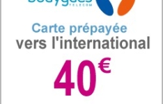  - Bouygues – La carte vers l'international 40 euros