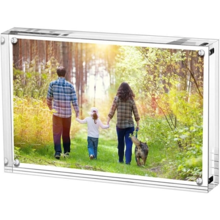 cadre photo - Boxalls – Cadre photo acrylique avec fermeture magnétique – Lot de 3