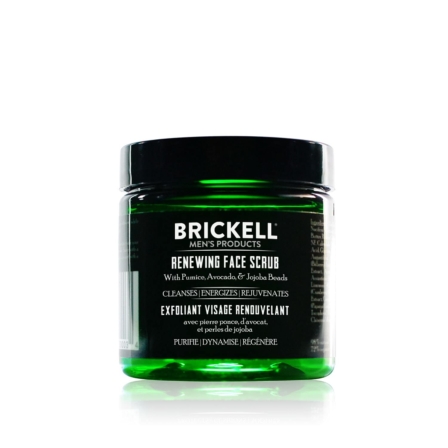 gommage pour homme - Brickell Men’s Product Renewing Face Srcub naturel et bio