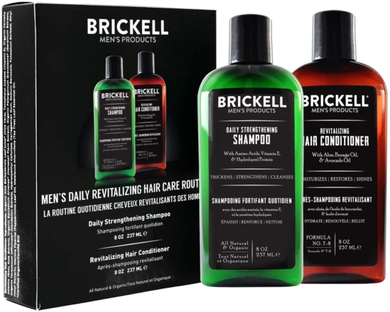 après-shampoing - Brickell Men's Products - Shampoing anti-pelliculaire + après-shampoing pour hommes