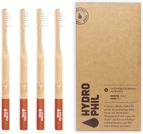 brosse à dents en bambou - Brosse à dents en bambou Hydrophyl