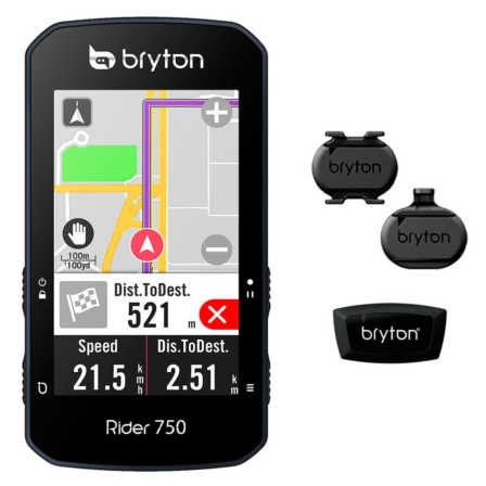 GPS piéton - Bryton Rider 750 T 2,8 pouces