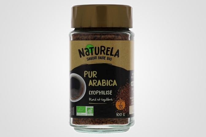 Le café soluble pur arabica