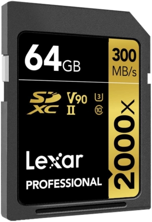 Carte mémoire SDXC Lexar Professional 64 Go
