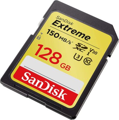 carte SD - Carte mémoire SDXC SanDisk Extreme 128 Go