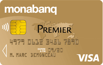 assurance de carte bancaire - Carte Visa Premier Monabanq