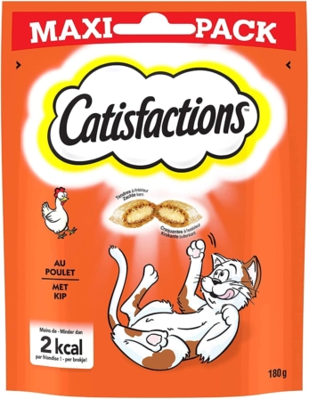 nourriture pour chat - Catisfactions - Friandises pour chat goût poulet