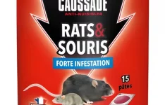 Caussade – appât pour rats et souris, 15 Pâtes appât prêt à l'emploi