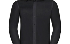 Chemise coton sans repassage noir Fashion Cuir