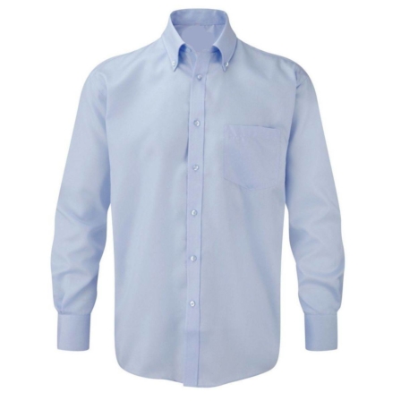 chemise sans repassage - Chemise sans repassage bleu Fashion Cuir