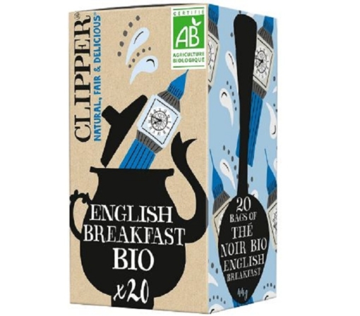 thé noir en sachet - Clipper English Breakfast Bio
