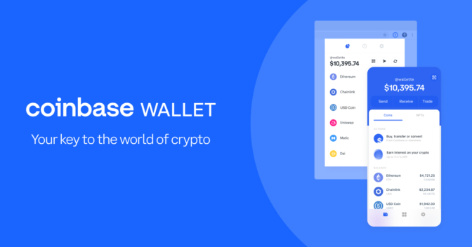 portefeuille de crypto monnaie - Coinbase wallet