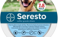 Collier anti-puces et anti-tiques pour grands chiens Seresto