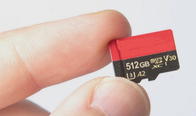 Carte MicroSD 512 Go, vitesse de lecture jusqu'à 100 Mo/s, vitesse