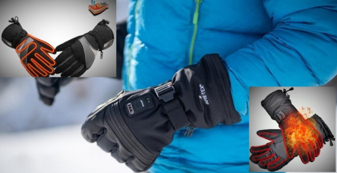 Gants chauffants USB, gants chauffants d'hiver pour hommes et femmes,  alimentés par