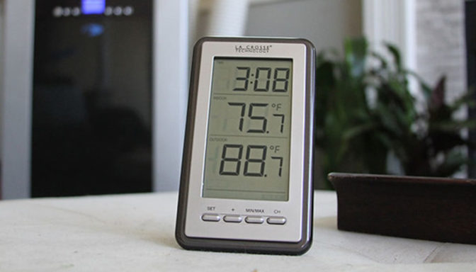 Double Thermomètre Intérieur / Extérieur sans Fil (Maroc)