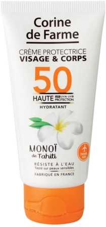 crème solaire visage - Corine de Farme Crème Protectrice Visage et Corps