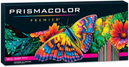  - Crayons de couleurs en bois Sanford Prismacolor Premier – 150 pièces