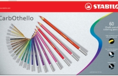 crayons de couleurs - Crayons fusains pastel Stabilo CarbOthello - 60 pièces