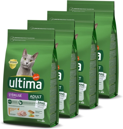 nourriture solide pour chat - Croquettes au poulet Ultima Affinity