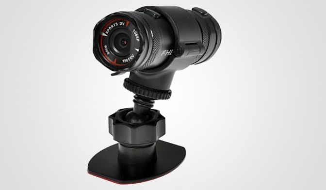 Action cam cylindrique
